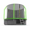 Фото 7 - EVO JUMP Cosmo 10ft (Green) + Lower net. Батут с внутренней сеткой и лестницей, диаметр 10ft (зеленый) + нижняя сеть.