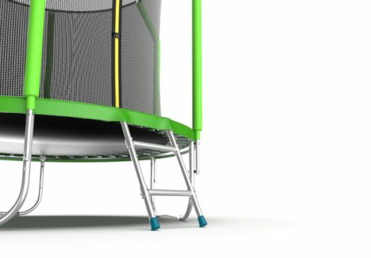 Фото 9 - EVO Jump Cosmo 6ft (Green) Батут с внутренней сеткой и лестницей, диаметр 6ft (зеленый).
