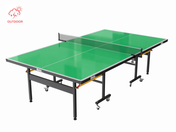 Фото 1 - Всепогодный теннисный стол складной UNIX line outdoor 6mm (green).