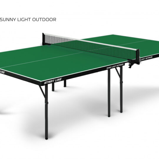 Фото 4 - Теннисный стол всепогодный START LINE Sunny Light Outdoor green.